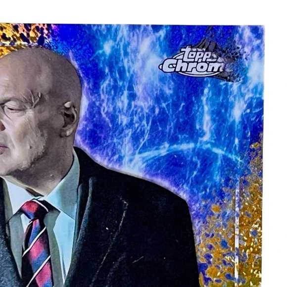 2025 Topps Chrome Marvel Studios Snap Gold S-178 Wilson Fisk Kingpin 27/50 - Picture 5 of 10